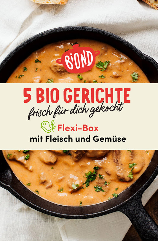 5er PROBIERBOX, flexitarisch ohne Beilage