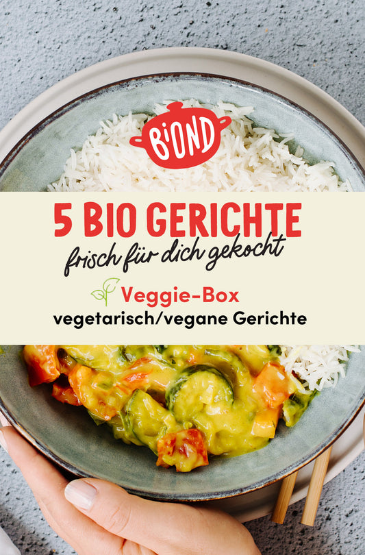 5er PROBIERBOX, vegetarisch ohne Beilage