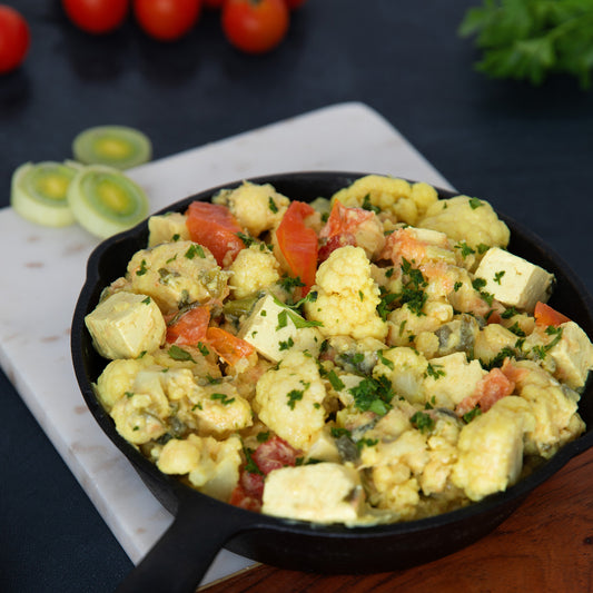 Blumenkohl Tofu Curry