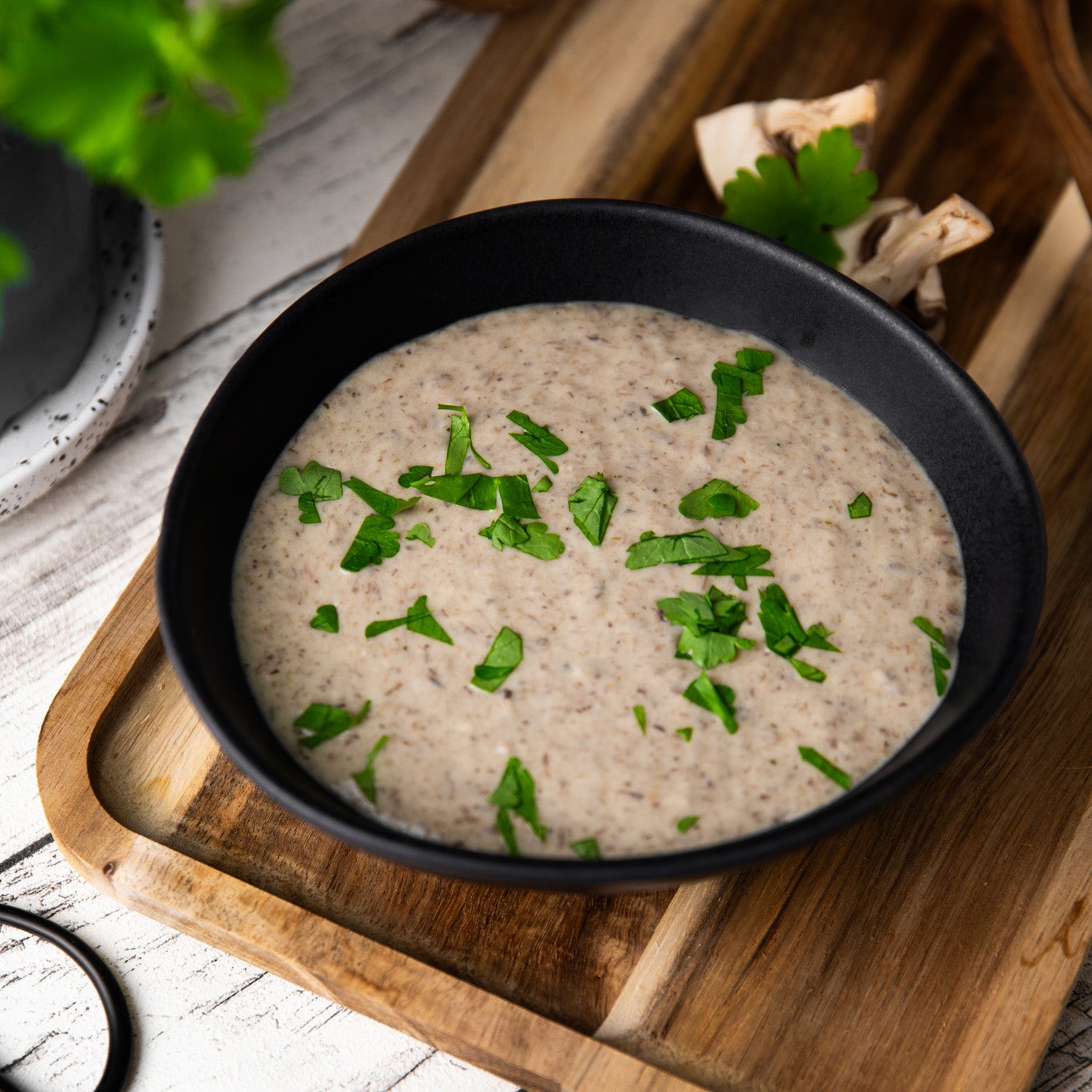 Feine Champignoncremesuppe