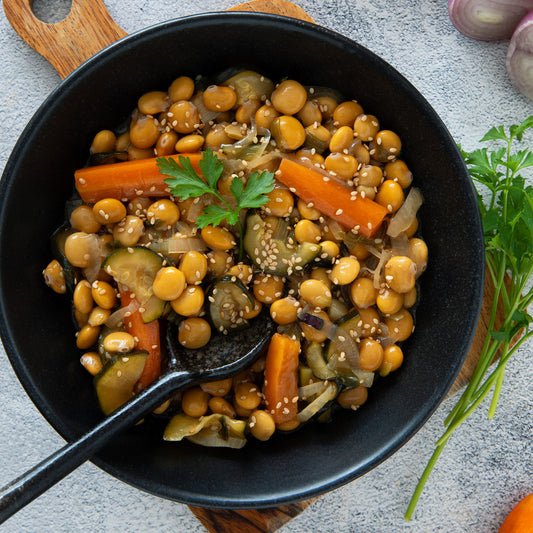 Asiapfanne süß-sauer mit Süßlupinen