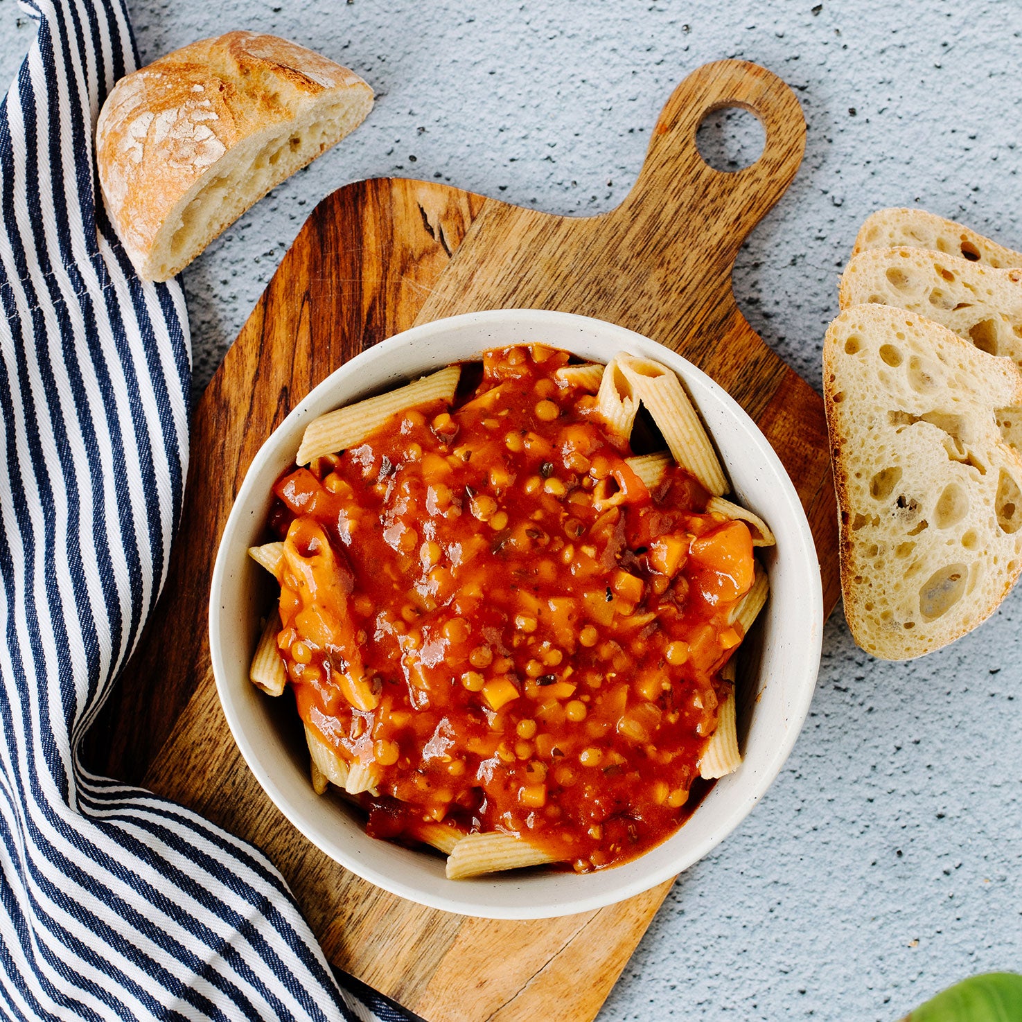 Fruchtige Linsenbolognese