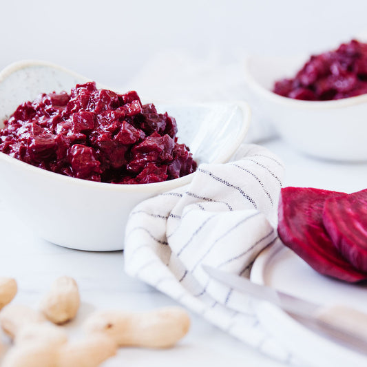 Rote Bete mit Erdnuss